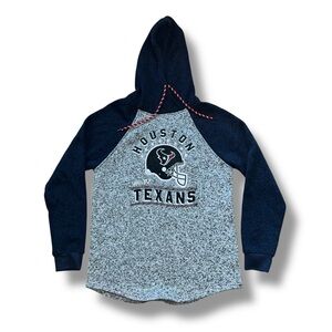 Houston Texans NFL Apparel Hoodie Sweater Grey Blue Unisex